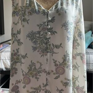Floral Print Women's Nightgown